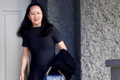 Huawei chief financial officer Meng Wanzhou leaves her family home in Vancouver in this May 8, 2019 file photo. (Photo: Reuters/Lindsey Wasson)
