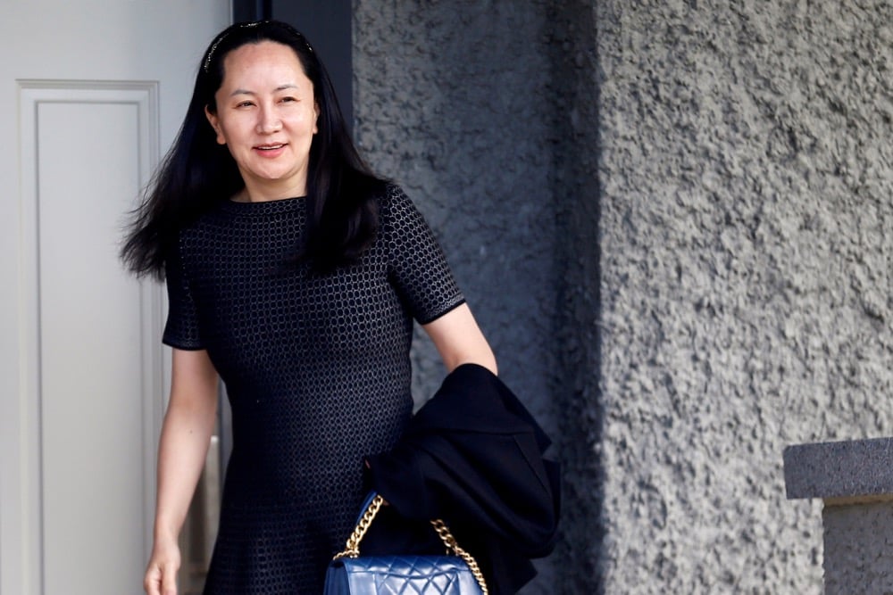 Huawei chief financial officer Meng Wanzhou leaves her family home in Vancouver in this May 8, 2019 file photo. (Photo: Reuters/Lindsey Wasson)
