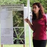 Manitoba Agronomists Conference co-chair, Tammy Jones speaking at Manitoba Agriculture’s Crop Diagnostic School in 2019.
