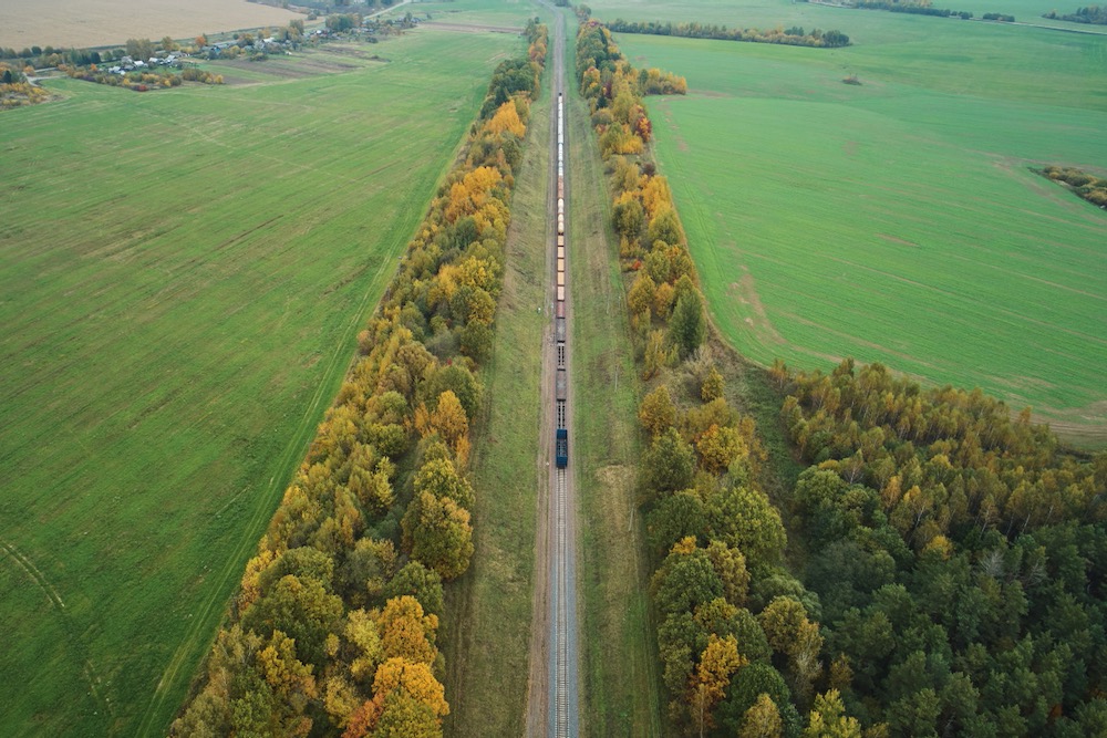 File photo of a train in Belarus. (Dimarik/iStock/Getty Images)
