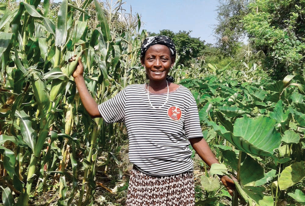 After learning conservation agriculture techniques, Ethiopian farmer Asnakech Zema saw her corn yields increase more than tenfold.