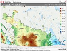 precipitation on prairies 2022