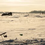A frozen lake has its own austere beauty. 