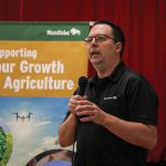 Darren Bond, farm management specialist with Manitoba Agriculture, speaks in Clandeboye Jan. 4.