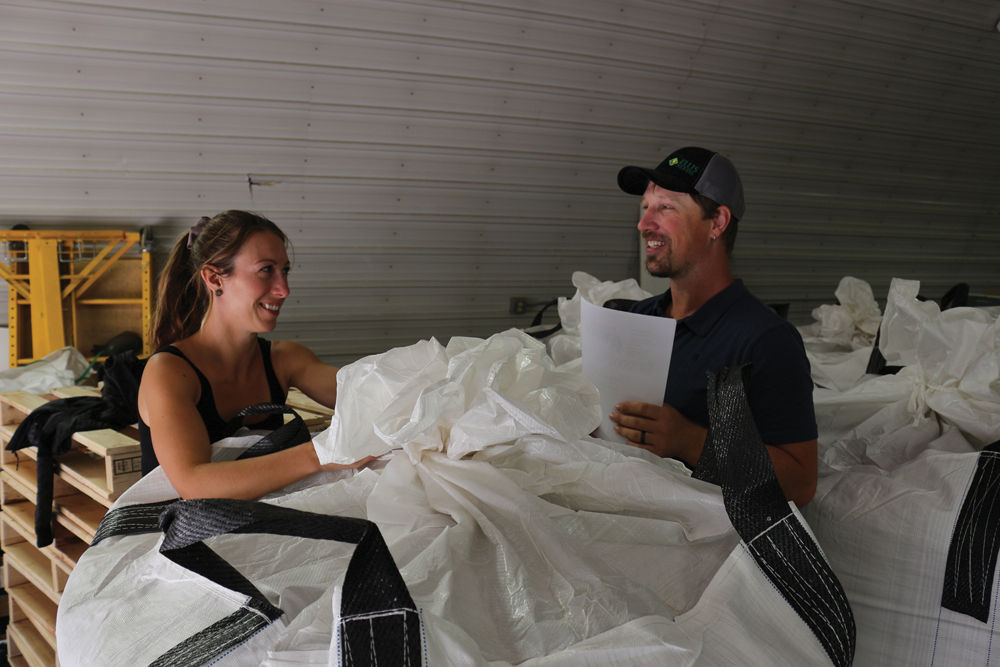 Simon and Amanda Ellis grow and retail pedigreed seed near Wawanesa.