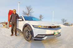 Mike Loewen with his Hyundai Ioniq 5.