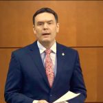 NDP ag critic Alistair MacGregor speaks Feb. 3, 2023 in the House of Commons. (Alistair MacGregor video screengrab via Facebook)
