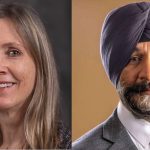 Stefanie Beck (DND photo) and Dr. Harpreet Kochhar (Uoguelph.ca). 
