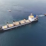 The MKK1, a Palau-flagged bulker carrying grain under the United Nations’ Black Sea grain initiative, is towed free after running aground in the Bosphorus strait near Istanbul on Jan. 16. The grain initiative is next set to expire in mid-March.