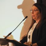 Jill Verwey speaks to delegates at the 2023 KAP Annual General Meeting Jan. 24.