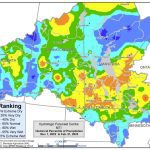 Percent ranking precipitation from November 1, 2021 to February 21, 2023, compared to historic record. 
