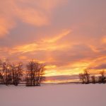 Refraction allows us to “see” a rising or setting sun at a point when it’s actually below the horizon.