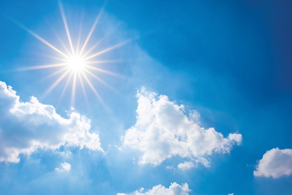 The sun’s energy can move a lot of air around.