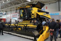 A New Holland unit on display at the Yugagro exhibition in Krasnodar, Russia in 2021. (Media.cnhindustrial.com)
