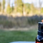 Aerosol trigger of a can of bear spray