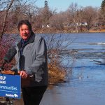 Manitoba Association of Watersheds board chair Garry Wasylowski at the April 17 announcement for three expanded watershed districts.