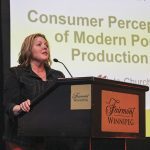 Amy te Plate-Church, with the U.S. Centre for Food Integrity, was the keynote speaker at the Manitoba Pork Council’s annual meeting April 13.