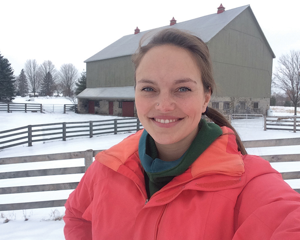 Meagan King of the University of Manitoba is delving into the link between human and livestock well-being.