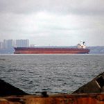 A vessel is seen arriving at Odesa in southern Ukraine under the Black Sea Grain Initiative on April 12, 2023. (Photo: Yulii Zozulia/Nurphoto via Reuters Connect)
