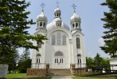 St. Michael’s Ukrainian Orthodox Church in Sandy Lake, Man.