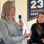 Regan Ferguson tells of her experience using data on the farm near Melfort at Ag In Motion. (Jeff Melchior photo)