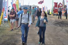 Single-day attendance at Ag in Motion set a show record on July 19, 2023. (Western Producer photo by Alex McCuaig)
