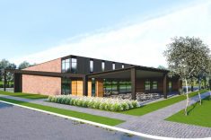 An artist’s rendering of the Prairie Crops and Soils Research Facility at the University of Manitoba. Photo: University of Manitoba