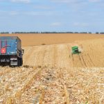Scenes from the Ukrainian corn harvest. This year farmers are struggling to justify the cost of harvesting due to the war and lack of markets.