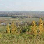 A lookout along Highway 34 shows off the Assiniboine River Valley.