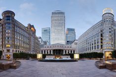 One Canada Square (tower at centre) houses the London head office of the International Grains Council (IGC). (Iliffd/iStock/Getty Images)
