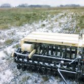 As long as ground isn’t frozen, it’s possible to get seed-to-soil contact after snowfall.