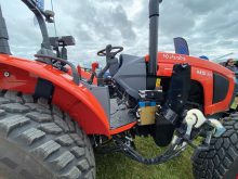 GPS Ontario showcases Canada’s first Level 5 autonomous tractor, the Sabanto Steward, installed on a Kubota tractor along with BX992 Trimble antenna at Canada’s Outdoor Farm Show.