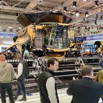New Holland’s new CR11 combine showcases a significant boost in processing capacity but with the same weight and width as previous models.