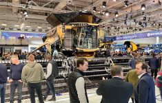 New Holland’s new CR11 combine showcases a significant boost in processing capacity but with the same weight and width as previous models.