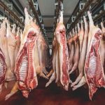 Sides of pork in cold storage. (Agnormark/iStock/Getty Images)
