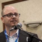Chris Vervaet, Executive Director of the Canadian Oilseed Processors Association speaking at the CropConnect conference in Winnipeg on February 14. Photo: Don Norman
