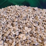Insect frass is derived from the excrement, exoskeletons and discarded feed materials. Shown here is cricket frass produced in Aspire’s London, Ont. cricket rearing facility. Photo: SureSource Agronomy
