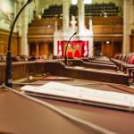 File photo of a desk in Canada’s Senate. (Dougall_Photography/iStock/Getty Images)
