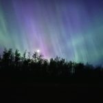 The solar storm caused a display of colourful aurora borealis (Northern Lights).