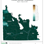Weekend rain, snow wallops farms