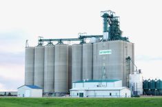 Viterra grain elevator in Manitoba.