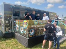 Launch of AMC&#8217;s mobile skills lab at AIM 2024. 
