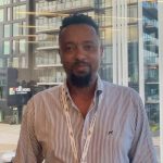 Henok Dejene at STEP international reception. PHOTO: Janelle Rudolph
