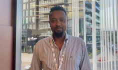 Henok Dejene at STEP international reception. PHOTO: Janelle Rudolph