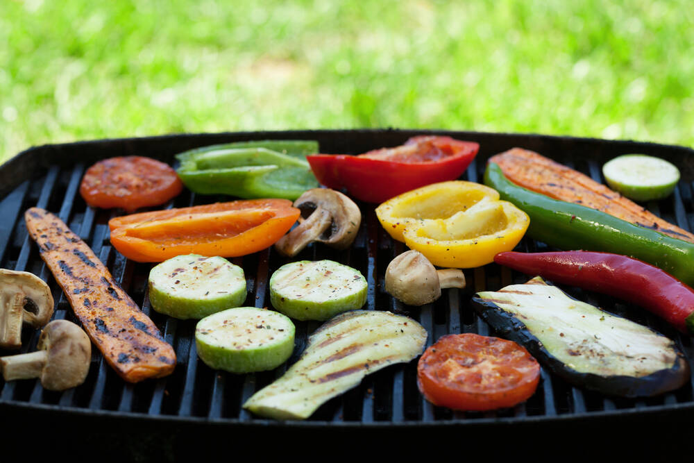 Shake up your grill game with fruit and veggies