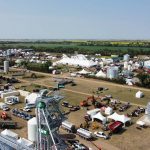 Aerial photos taken at Ag in Motion 2023 by Dirty T-Shirt Productions