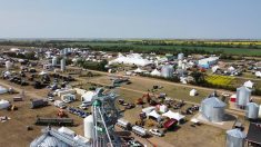 Aerial photos taken at Ag in Motion 2023 by Dirty T-Shirt Productions