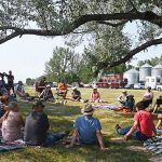 Treaty land sharing: Farmers and Indigenous communities gather to discuss their common connections to land. Photo: Bill DeKay
