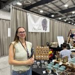 Mandy Furney, Manitoba Fibre Festival’s volunteer co-ordinator at the 2024 event.