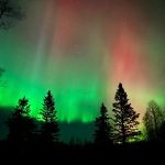 A recent solar flare seems not to have caused many issues for producers, but it has generated some spectacular photos of the aurora borealis by sky watchers. This image was taken Sunday night, October 6, 2024 near Turtle Lake, Sask. Photo: Facebook/Darren Schoonbaert
